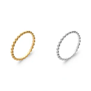 Bague en or et argent