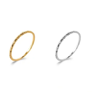 Bague en or et en argent