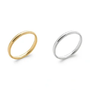 Bague en or et argent