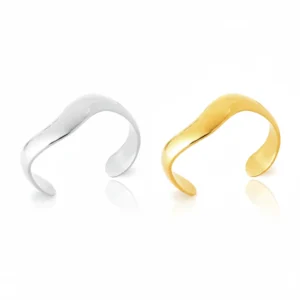 Jonc en argent et en or