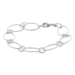 bracelet argent rhodié